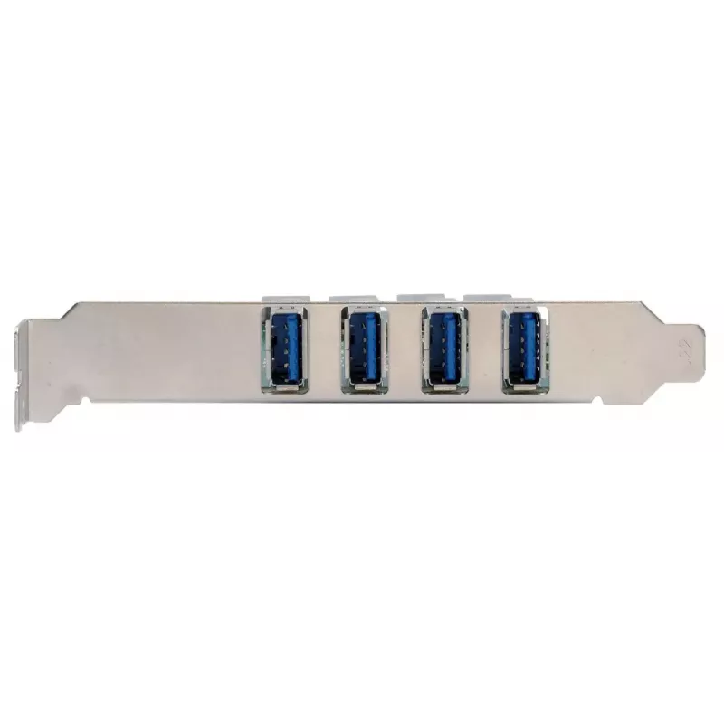 EXSYS 4-pordiline USB 3.2 Gen 1 PCIe kaart isetoitega 3A Renesas