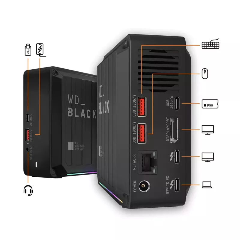 SSD Western Digital D50 Wired Thunderbolt 3 Must