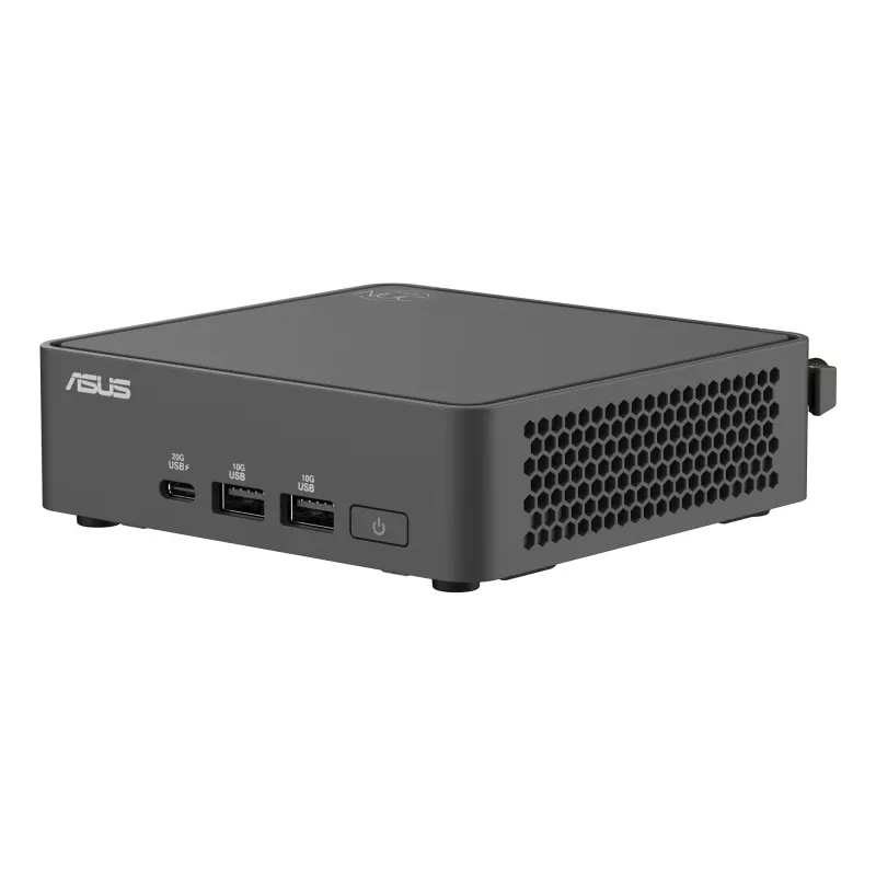 Mini PC barebone ASUS NUC 15 Pro Must 240H — Intel Core Ultra 7 240H, DDR5 kuni 96 GB, M.2 SSD kuni 8 TB, Wi‑Fi 7, Bluetooth 5.4
