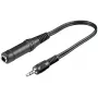 Kõrvaklappide adapter Goobay 3,5 mm isane kuni 6,35 mm emane 0,2 m