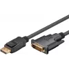 Goobay DisplayPort/DVI-D adapterkaabel 1.2 kullatud 1 m
