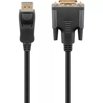 Goobay DisplayPort/DVI-D adapterkaabel 1.2 kullatud 1 m