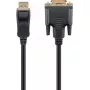 Goobay DisplayPort/DVI-D adapterkaabel 1.2 kullatud 1 m