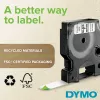 Silditeip DYMO 12 mm mittekleepuv roostevabast terasest teip