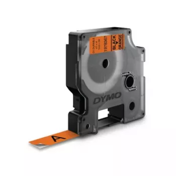DYMO autentsed D1 vastupidavad sildid | Must trükk oranžil lindil | 12 mm x 3 m | Suure jõudlusega sildilint LabelManager sildivalmistajatele