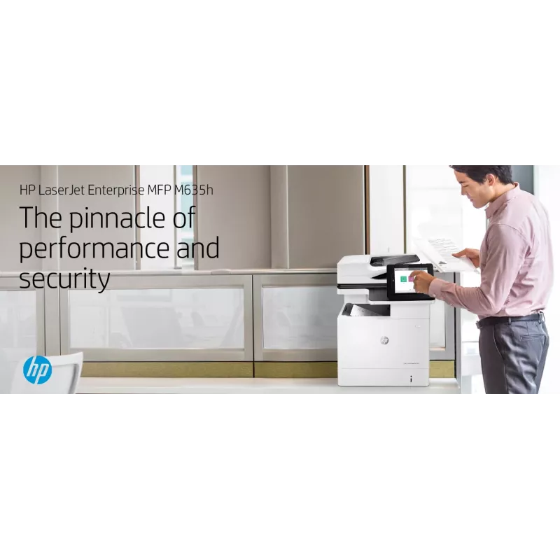 HP LaserJet Enterprise MFP M635h, Laser, ühevärviline printimine, 1200 x 1200 DPI, ühevärviline koopia, A4, must, valge