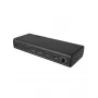 ICY BOX Dokkimisjaam 17-in-1, kuus videoväljundit, juhtmega, USB 3.2 Gen 2 (3.1 Gen 2) USB-C, 140 W, 3,5 mm, 10,100,1000,2500 Mbit/s, must