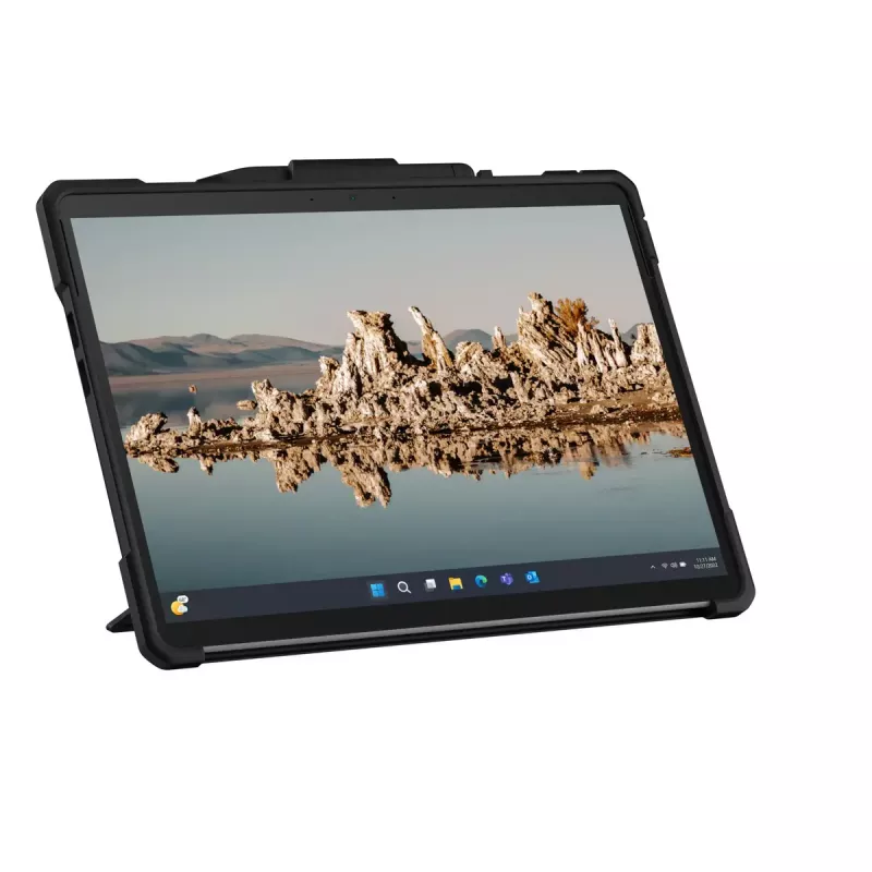 Ümbris Microsoft Surface Pro 9/10/11-le, URBAN — Metropolis SE, sobib kuni 33 cm (13 tolli), statiivirežiim, must