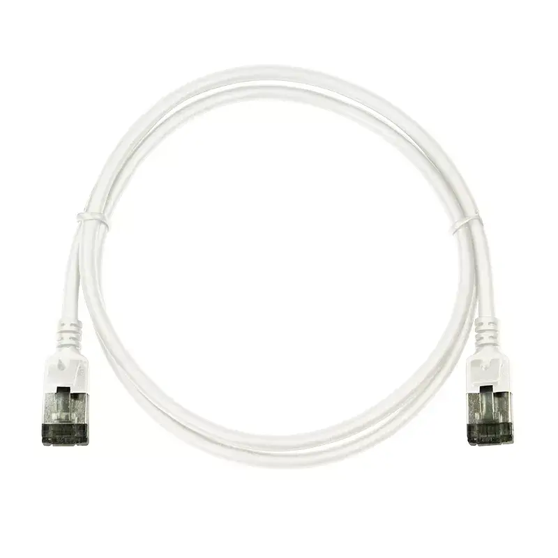Võrgukaabel LogiLink CQ9011S RJ-45 Cat6a 0,3 m Valge