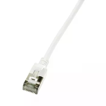 Võrgukaabel LogiLink CQ9011S RJ-45 Cat6a 0,3 m Valge