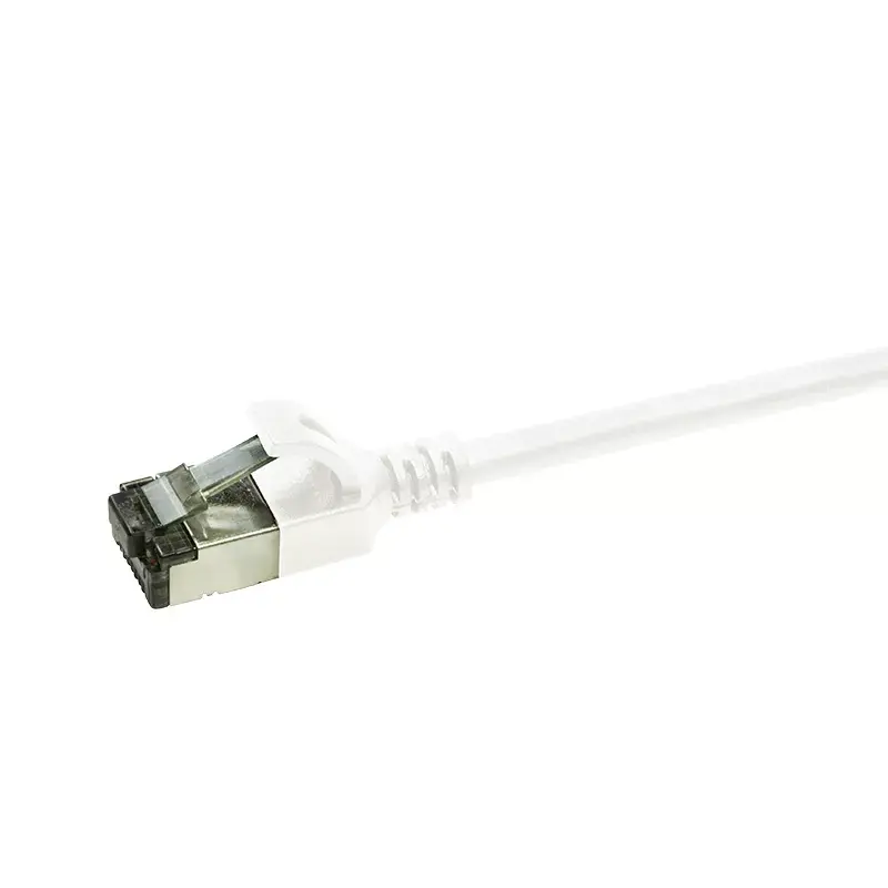 Võrgukaabel LogiLink Ultraflex SlimLine RJ-45 Cat6a 1 m valge