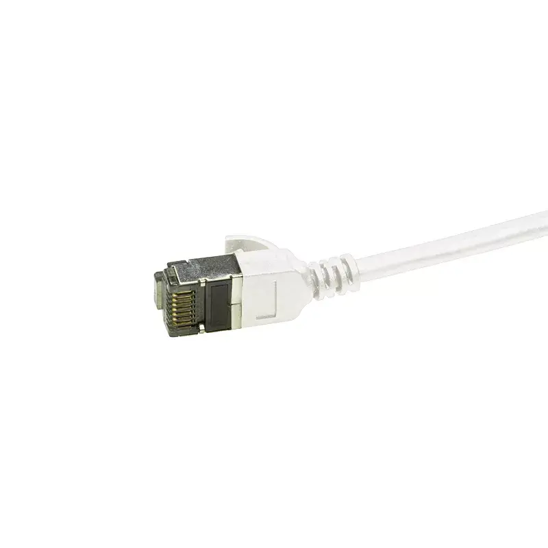 Võrgukaabel LogiLink Ultraflex SlimLine RJ-45 Cat6a 1 m valge