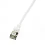 Võrgukaabel LogiLink Ultraflex SlimLine RJ-45 Cat6a 1 m valge