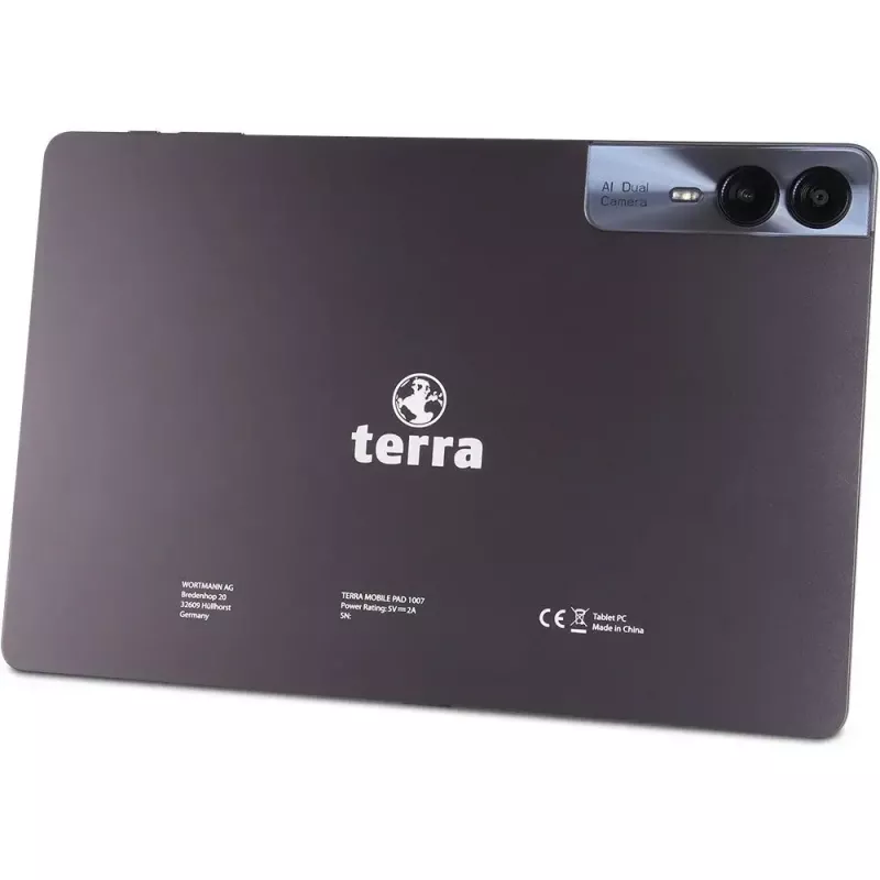 TERRA PAD 1007 4G Mediatek LTE 256 GB 27.8 cm (10.9 tolli) 8 GB Wi-Fi 5 (802.11ac) Android 14 Hall