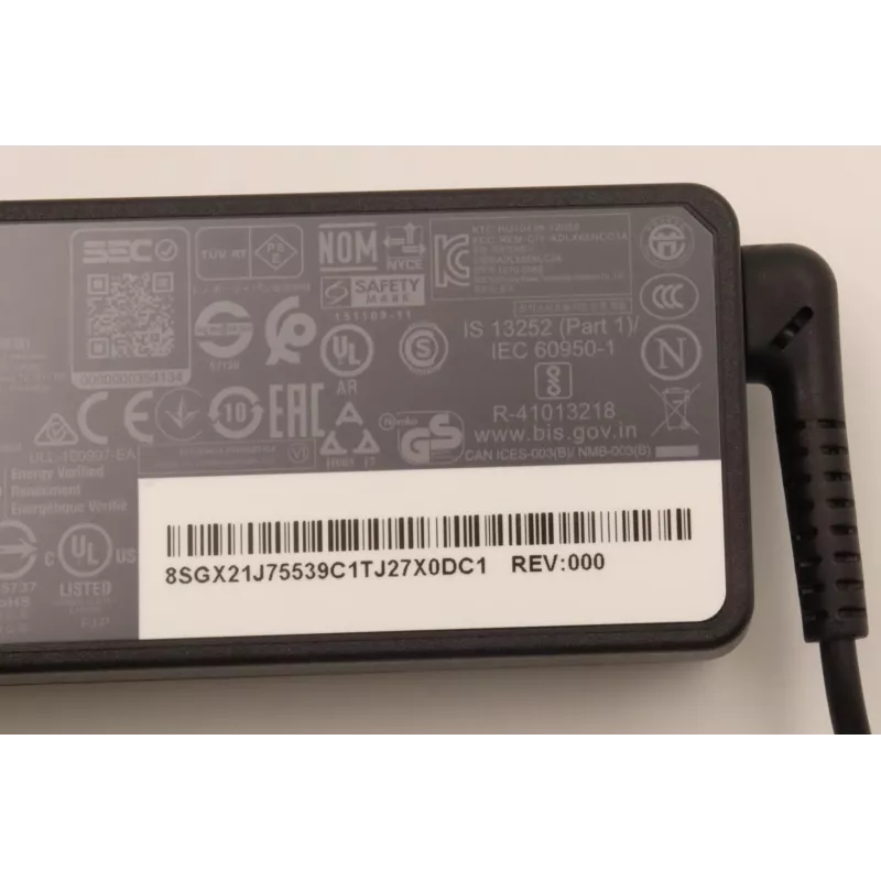 Lenovo 5A11H02883 toiteadapter/inverter Toiteallika tüüp: siseruumides 65 W Must