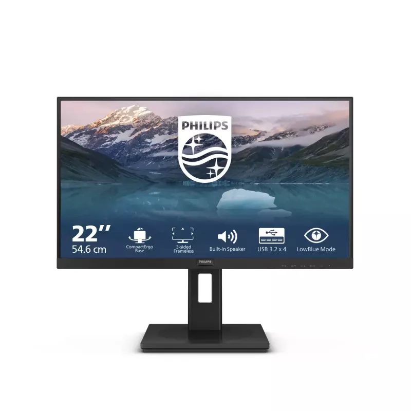 Philips 222S9JML/00 arvutimonitor 54,6 cm (21,5 tolli) 1920 x 1080 pikslit Full HD LCD must