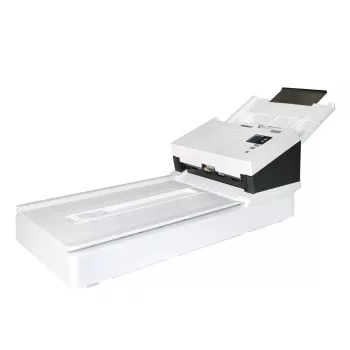 Avision ADF-skanner AD345GFWN — A4, 1200 x 1200 DPI, CIS, 100-leheline ADF, dupleks, valge