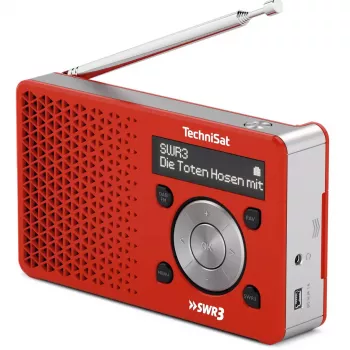 Isiklik raadio TechniSat DigitRadio 1 punane valge