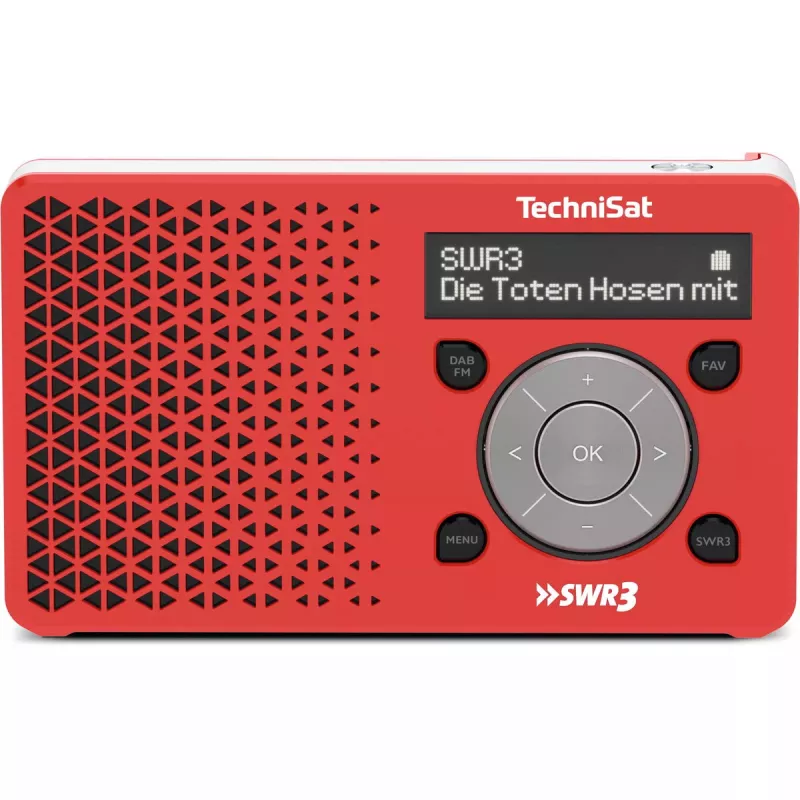 Isiklik raadio TechniSat DigitRadio 1 punane valge