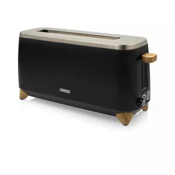 Röster Princess 142361 2 viilu 1000 W Must Hõbedane Puit