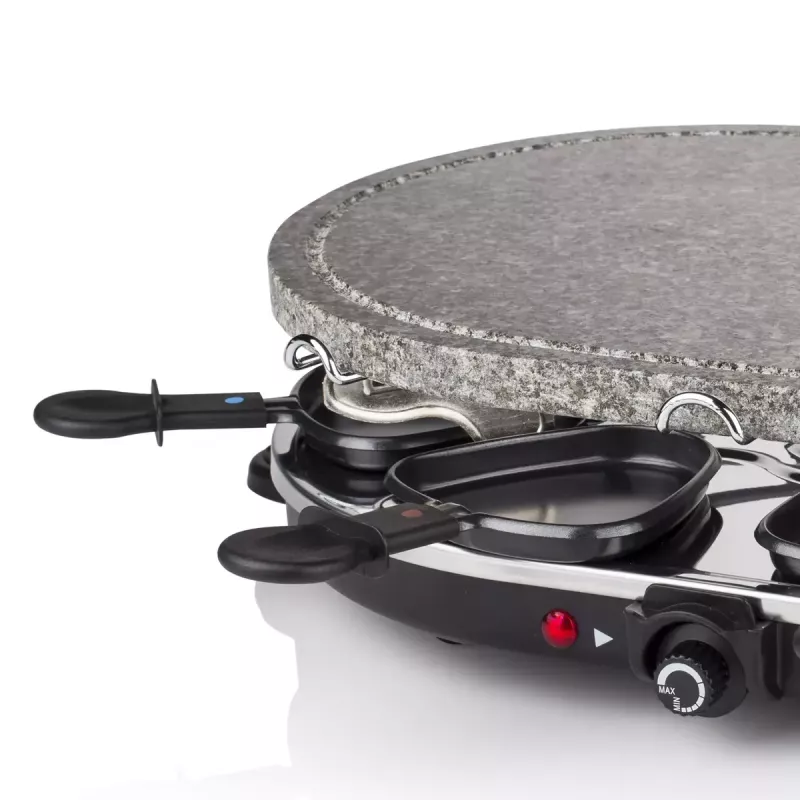 Princess 162720 Raclette 8 Oval Stone Grill Party 1200W 8 panni