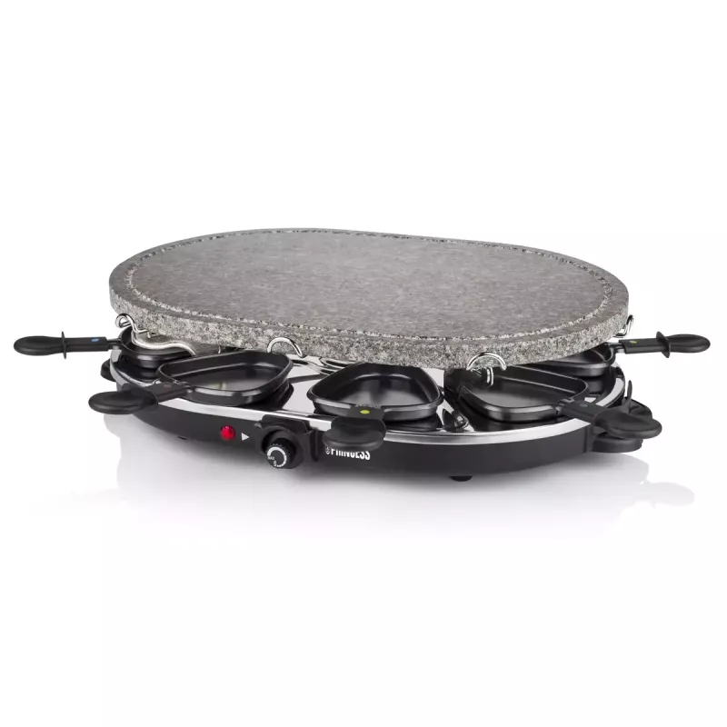Princess 162720 Raclette 8 Oval Stone Grill Party 1200W 8 panni