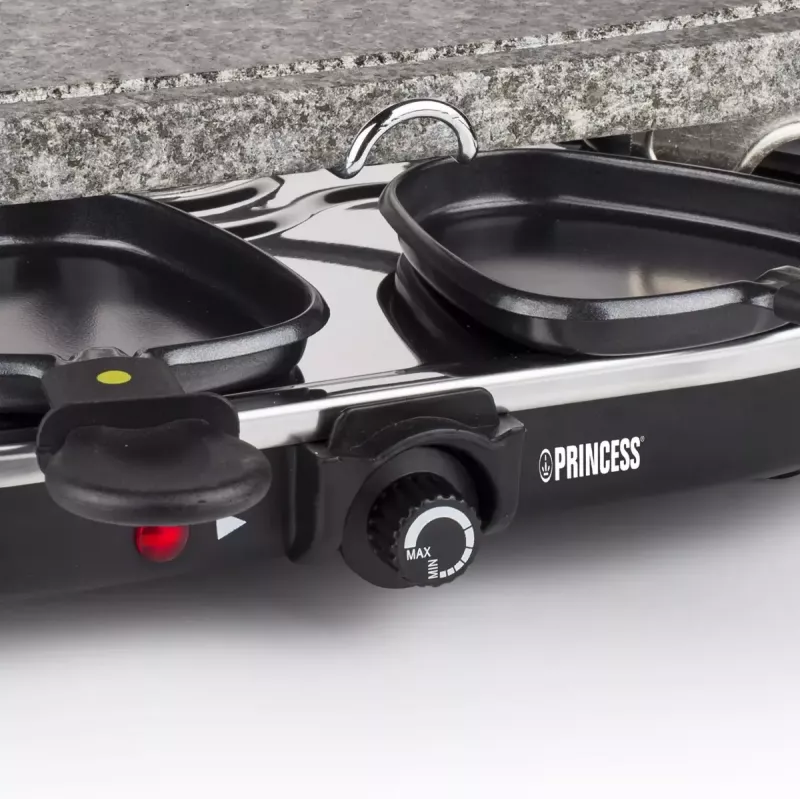 Princess 162720 Raclette 8 Oval Stone Grill Party 1200W 8 panni