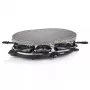 Princess 162720 Raclette 8 Oval Stone Grill Party 1200W 8 panni