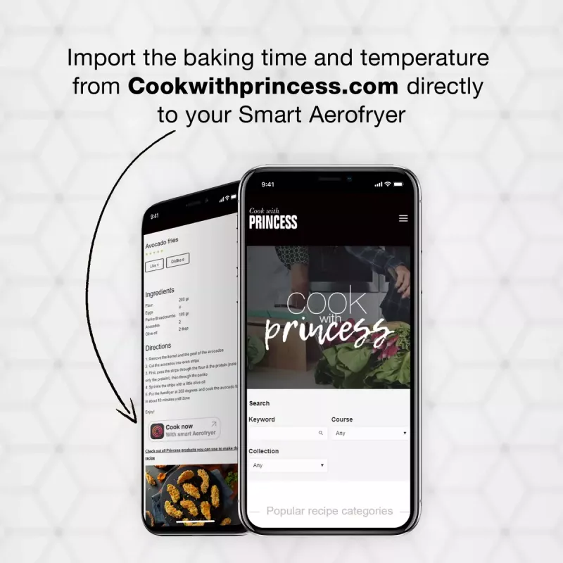 Õhufritüür Princess 182037 Smart Aerofryer