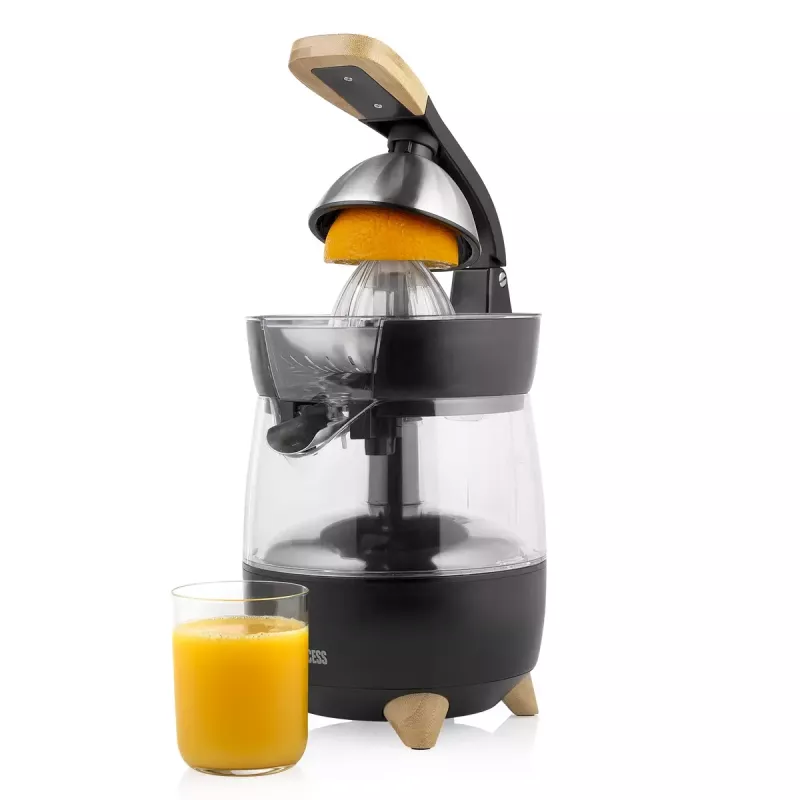Tsitrusepress Princess 201862 Must Läbipaistev 1L 300W