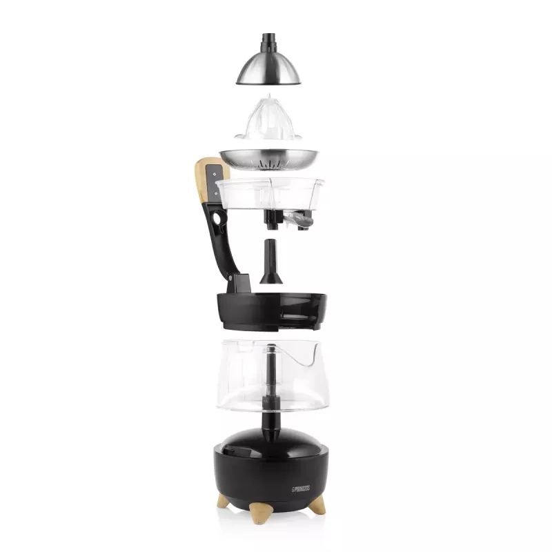 Tsitrusepress Princess 201862 Must Läbipaistev 1L 300W
