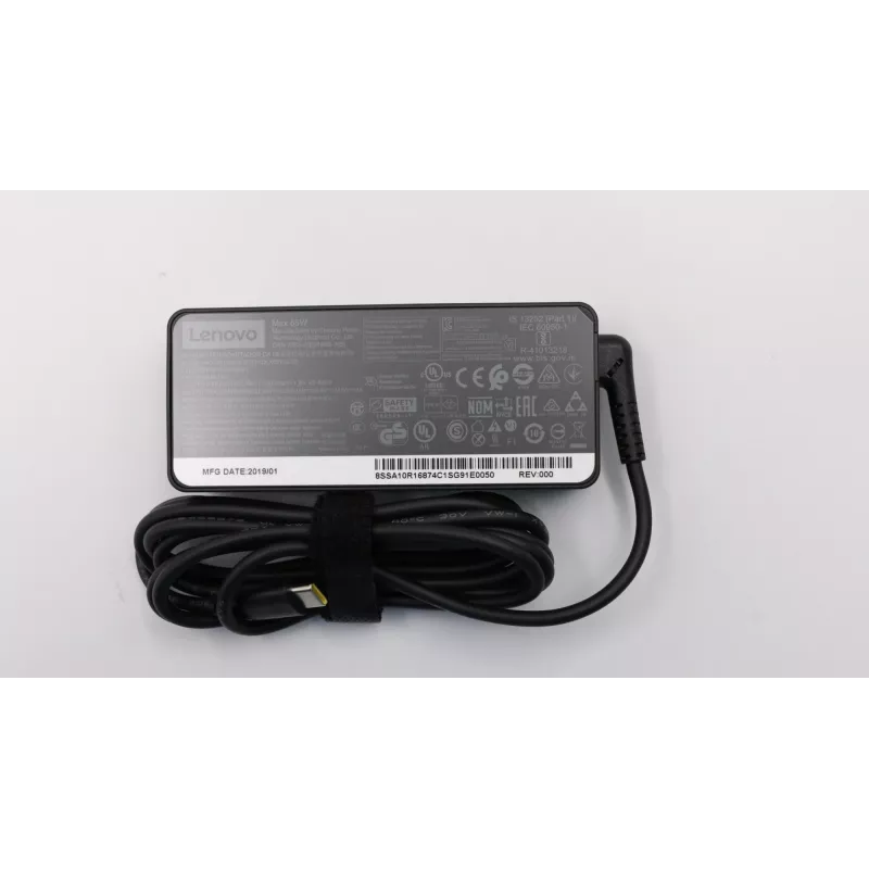 Lenovo 02DL128 toiteadapter/inverter Sisetööks 65 W Must