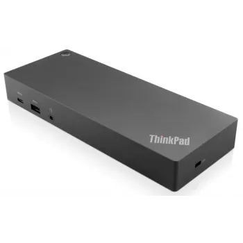 Lenovo 03X7469 sülearvuti dokk/pordireplikaator Juhtmega USB 3.2 Gen 2 (3.1 Gen 2) USB-C Must
