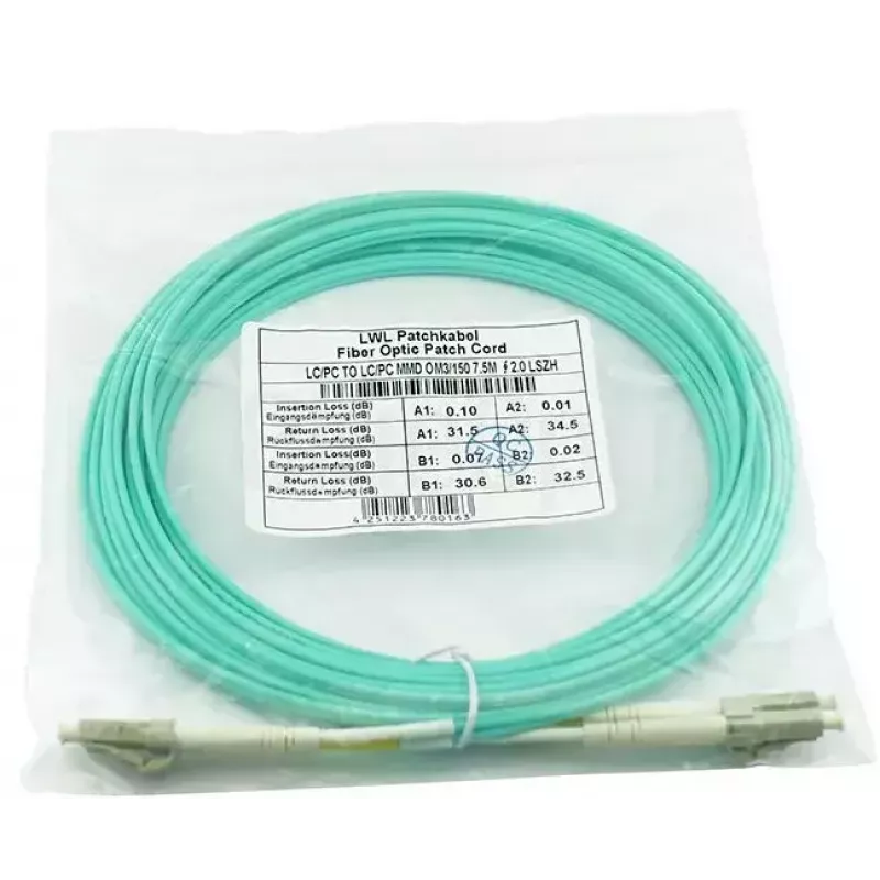 BlueOptics InfiniBand fiiberoptiline kaabel 15 m 2x LC LC/APC roheline