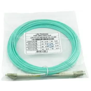 Fiiberoptiline kaabel BlueOptics 050502T512000030M-BO 2x LC 2x SC LC/APC OM3 30 m roheline