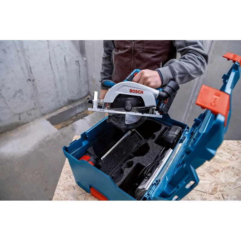 Bosch GKS 18V-57-2 L PROFESSIONAL 16.5 cm Must, Sinine, Hõbedane 5000 p/min