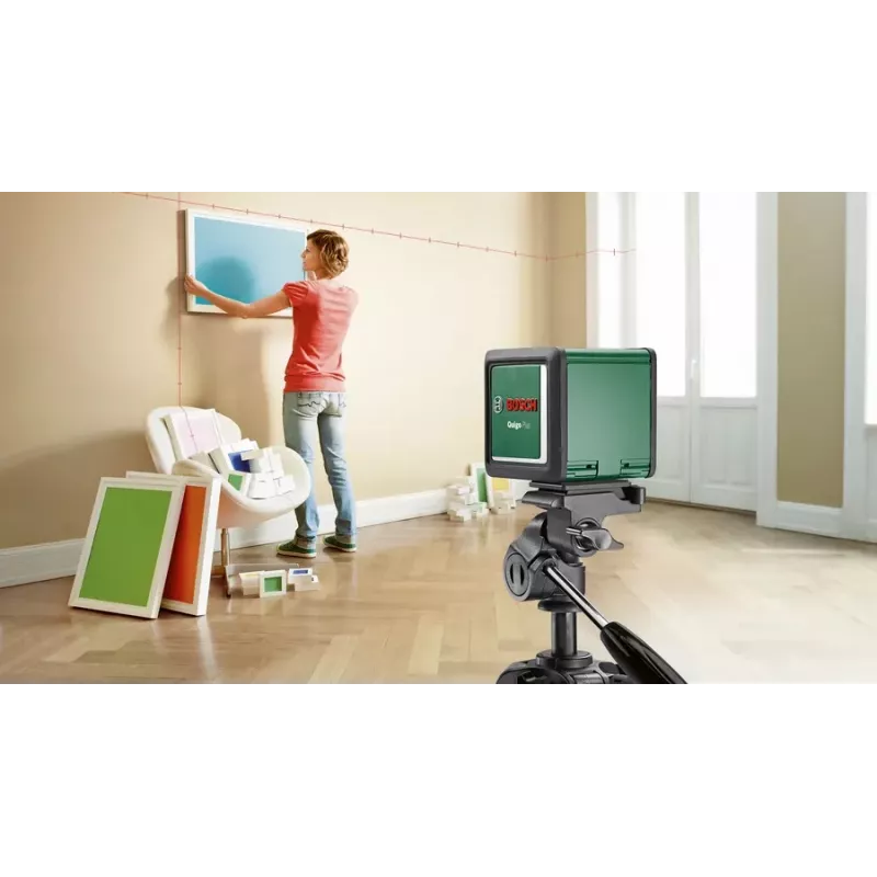Joone-/punktitasand Bosch Quigo Plus Maksimaalne ulatus 12 m Isetasandusvahemik ±4°