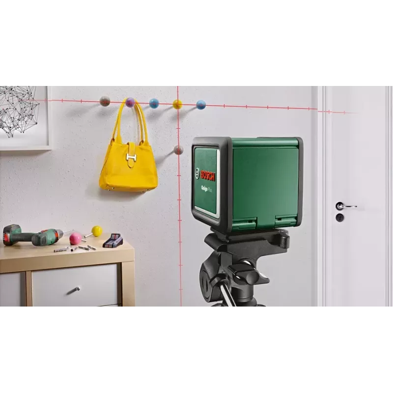 Joone-/punktitasand Bosch Quigo Plus Maksimaalne ulatus 12 m Isetasandusvahemik ±4°