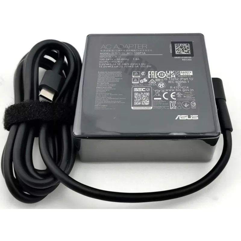 ASUS 0A001-01090100 toiteadapter/inverter Sisetingimustesse 100 W Must