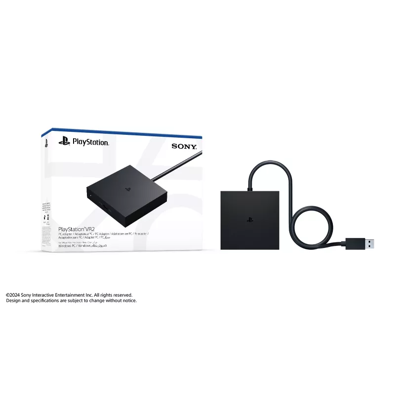 Adapter mängukontrollerile Sony 1000043174 — Must, Sisend 100–240 V 50/60 Hz, 0,4 A, AC-kaabel kaasas