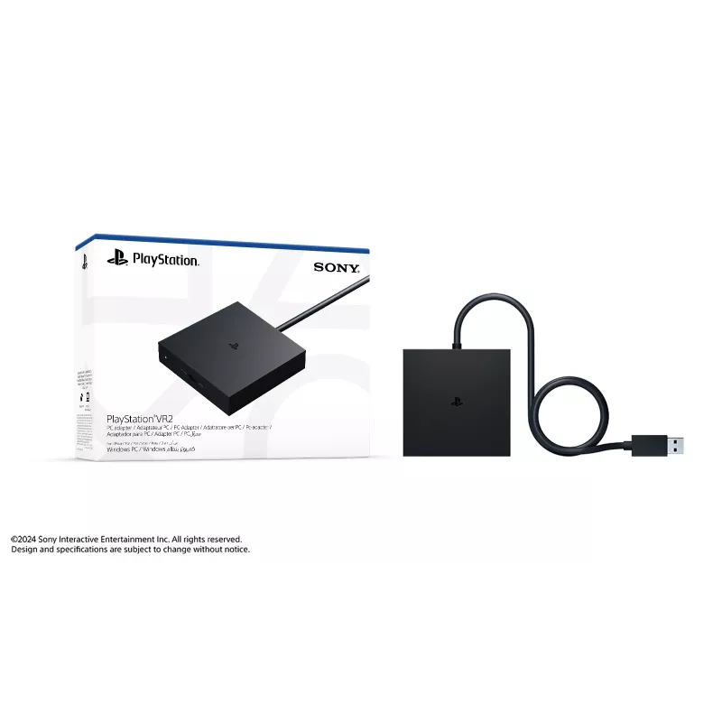 Adapter mängukontrollerile Sony 1000043174 — Must, Sisend 100–240 V 50/60 Hz, 0,4 A, AC-kaabel kaasas