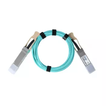 BlueOptics InfiniBand Fiiberoptiline Kaabel 10m QSFP28 Akvamariin