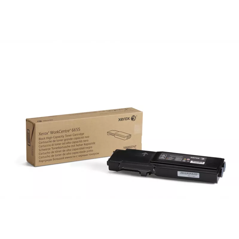 Xerox Genuine WorkCentre® 6655/6655i Must suure mahutavusega toonerikassett (12000 lehekülge) - 106R02747