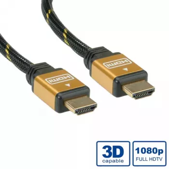 HDMI-kaabel ROLINE GOLD High Speed Ethernet M/M 7,5 m