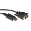 DisplayPort-kaabel ROLINE DP-DVI (24+1) LSOH M/M 5 m