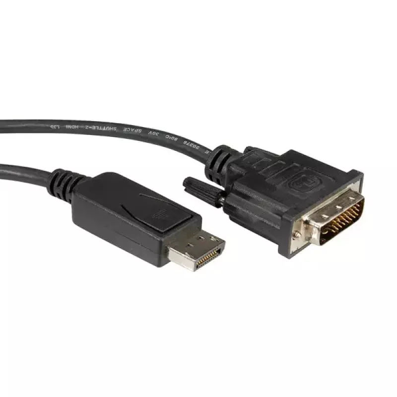 DisplayPort-kaabel ROLINE DP-DVI (24+1) LSOH M/M 5 m