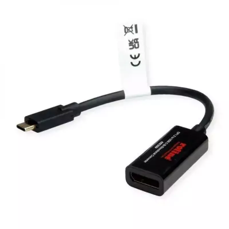 USB graafikaadapter ROLINE 11.04.5957-10 3840 x 2160 pikslit Must