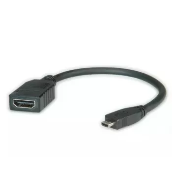 HDMI kiirkaabel + Ethernet VALUE 0,15 m