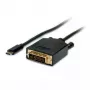 Video kaabliadapter VALUE 11.99.5831 1m USB C DVI Must