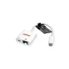 Kaablisoo muundur ROLINE 12.02.1100 USB 3.2 Gen 2 Type C RJ-45 valge